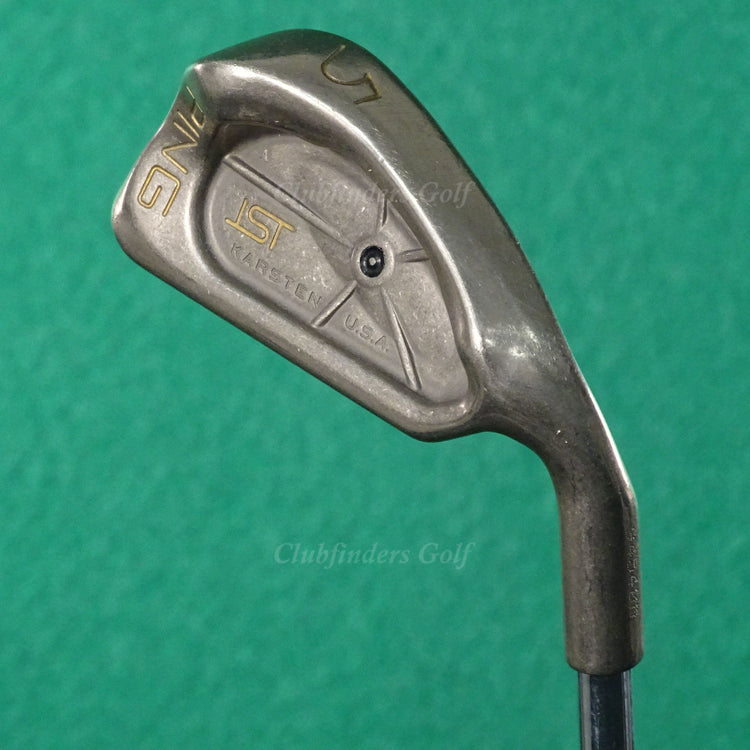 Ping ISI Nickel Black Dot Single 5 Iron Karsten Z-Z65 Steel Stiff