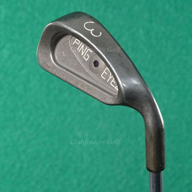Ping Eye 2 Plus Black Dot Single 3 Iron Cushin CS Lite Steel Regular