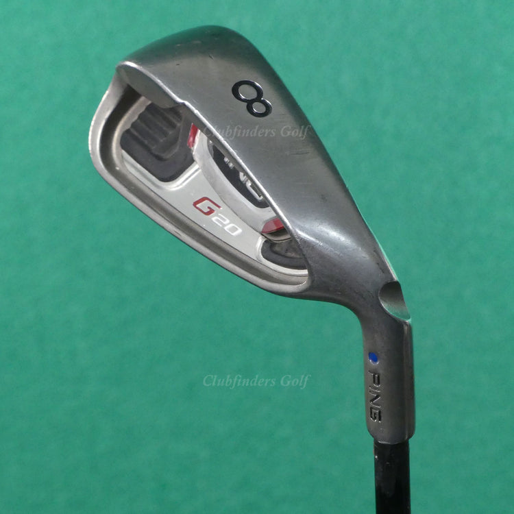 Ping G20 Blue Dot Single 8 Iron Fujikura Fit-On Max 75i Graphite Regular *READ*