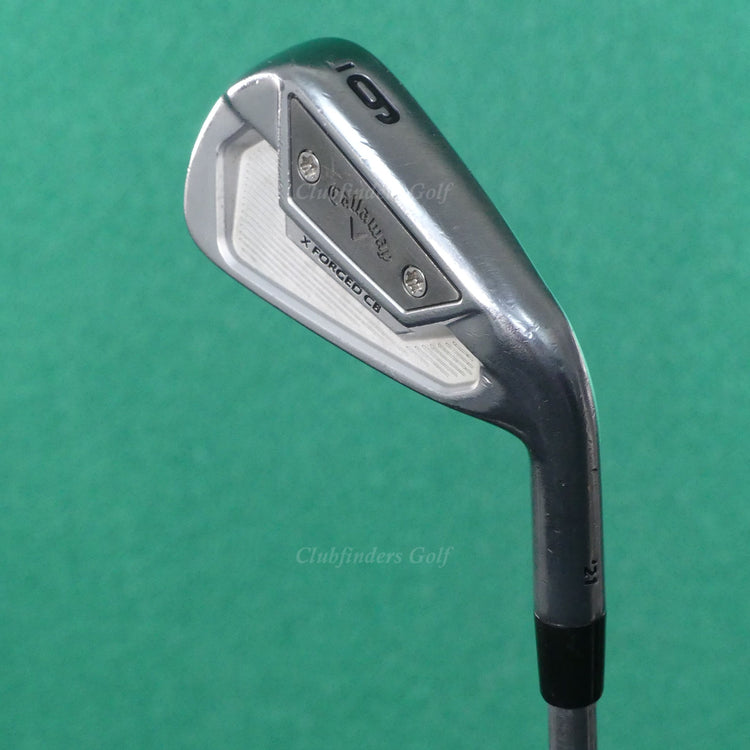 Callaway X Forged CB '21 Single 6 Iron Project X LS 6.0 120g Steel Stiff