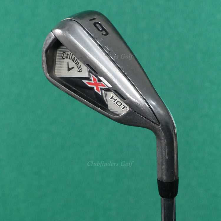Callaway X-Hot N-14 Single 6 Iron Factory True Temper Steel Uniflex