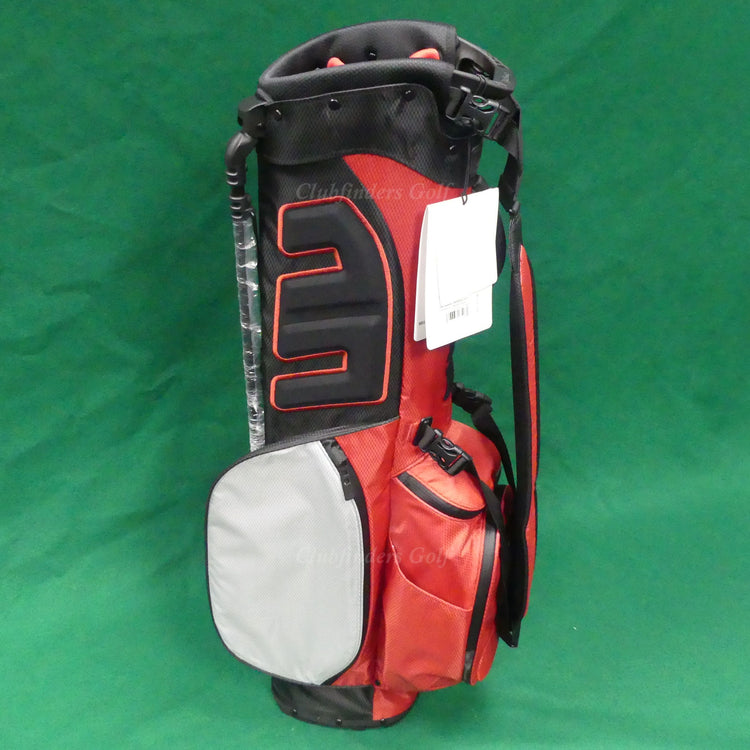Titleist 2023 Players 4 StaDry Dark Red/Gray/Black Stand Bag w/ Raincover *READ*