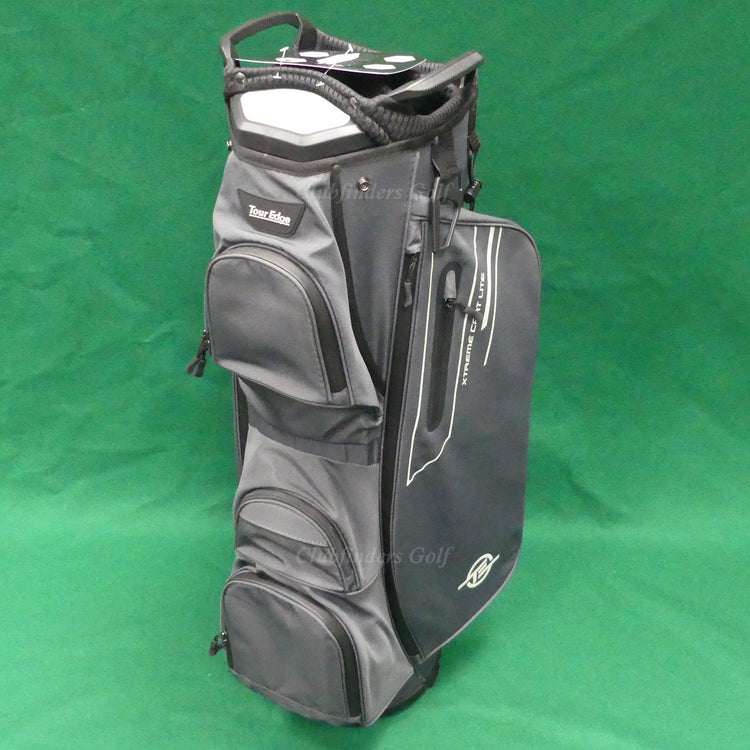NEW Tour Edge Xtreme Lite Dark Grey 5-Way Golf Cart Bag w/ Raincover