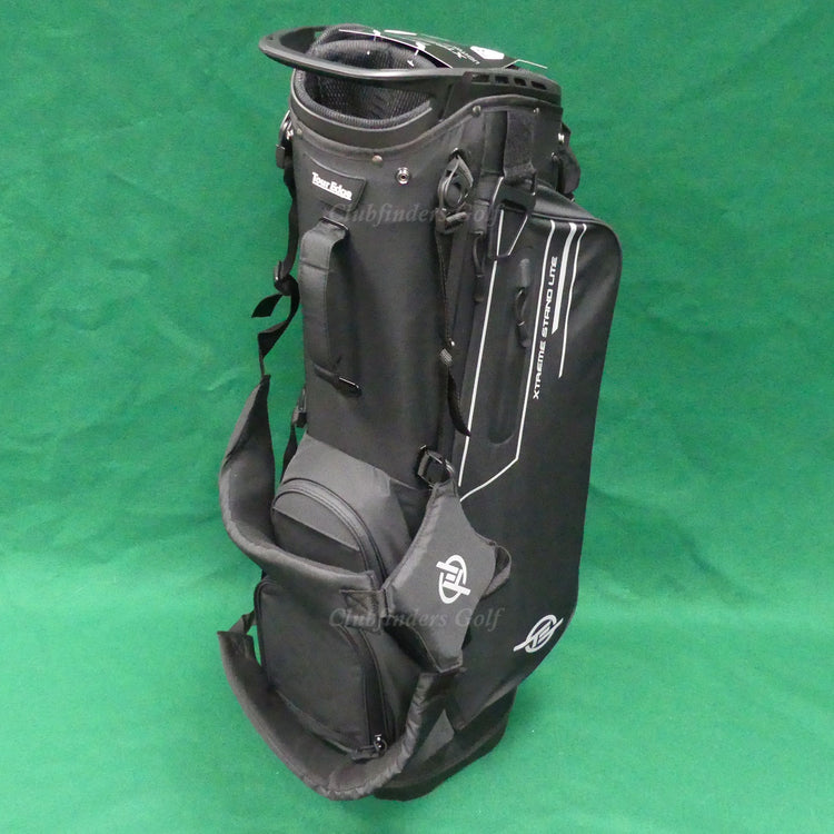 NEW Tour Edge Xtreme Lite Black 5-Way Golf Stand Bag w/ Raincover