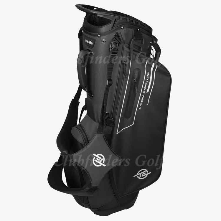 NEW Tour Edge Xtreme Lite Black 5-Way Golf Stand Bag w/ Raincover