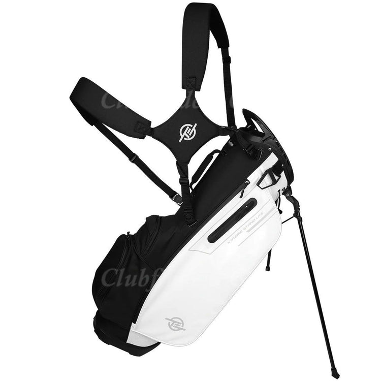 NEW Tour Edge Xtreme Lite White/Black 5-Way Golf Stand Bag w/ Raincover