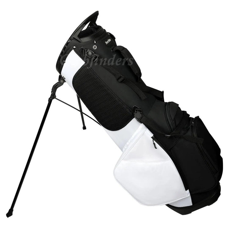 NEW Tour Edge Xtreme Lite White/Black 5-Way Golf Stand Bag w/ Raincover