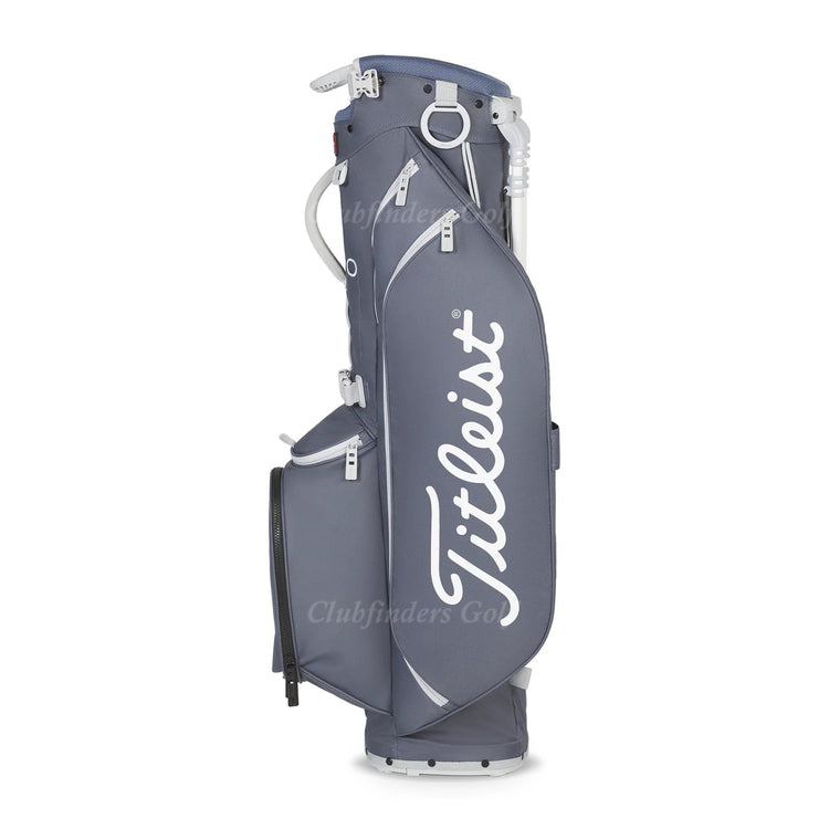 NEW Titleist 2023 Players 4 Washed Indigo 4-Way Golf Stand Bag w/ Raincover