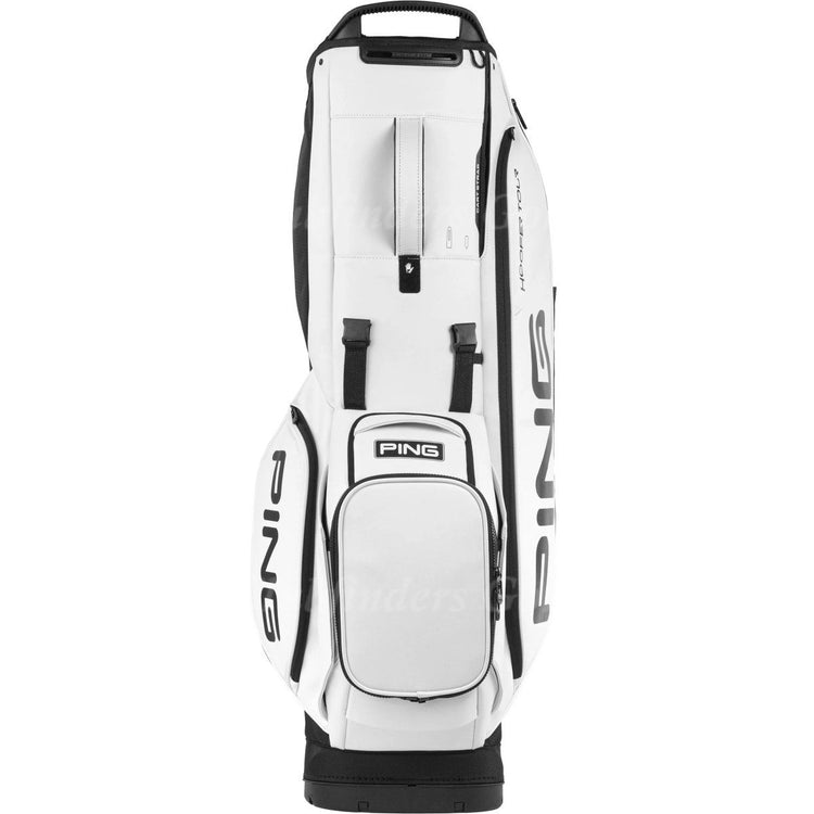 NEW Ping Hoofer Tour White / Black Golf Stand Bag w/ Raincover