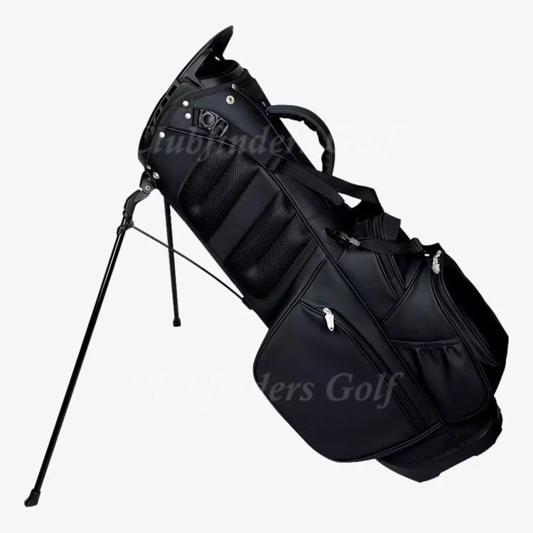 NEW Tour Edge Xtreme Lux Black 5-Way Golf Stand Bag w/ Raincover
