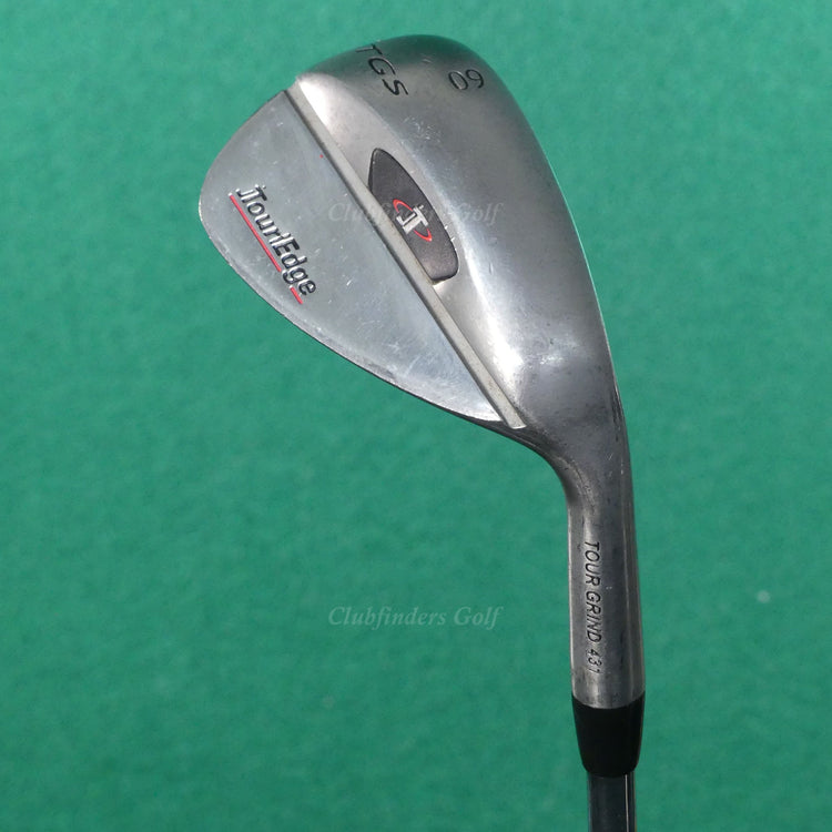 Tour Edge TGS Tour Grind 431 60° LW Lob Wedge Factory Pure Feel Steel Wedge