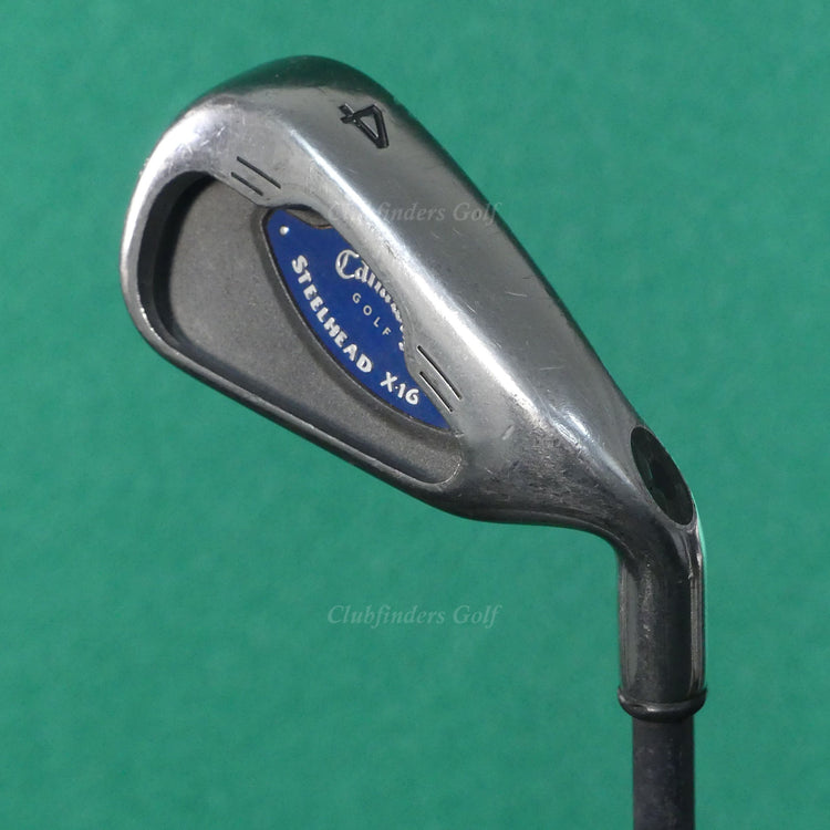 Callaway Steelhead X-16 Single 4 Iron Factory System CW85 Graphite Firm