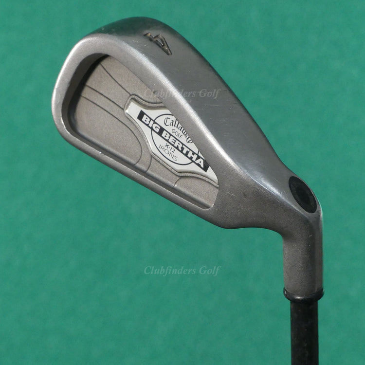 Callaway Big Bertha X-12 Single 4 Iron Factory RCH 96 Graphite Firm