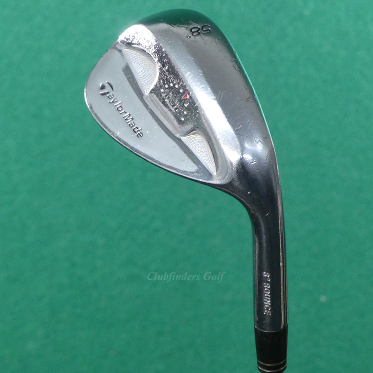 TaylorMade RAC Chrome 58-8 58° LW Lob Wedge Factory Stepped Steel Wedge