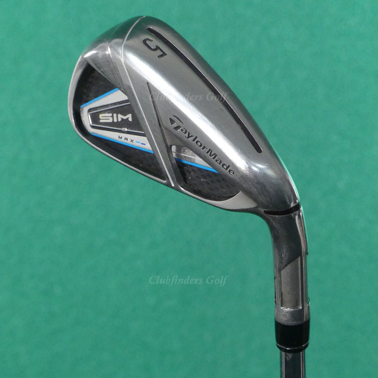 TaylorMade SIM Max Single 5 Iron True Temper Dynamic Gold Steel Stiff