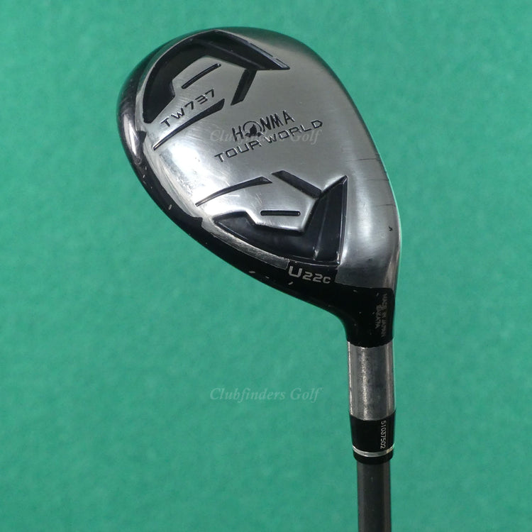 Honma Tour World TW737 U 22° C Utility Club Factory Vizard IB 85 Graphite Stiff