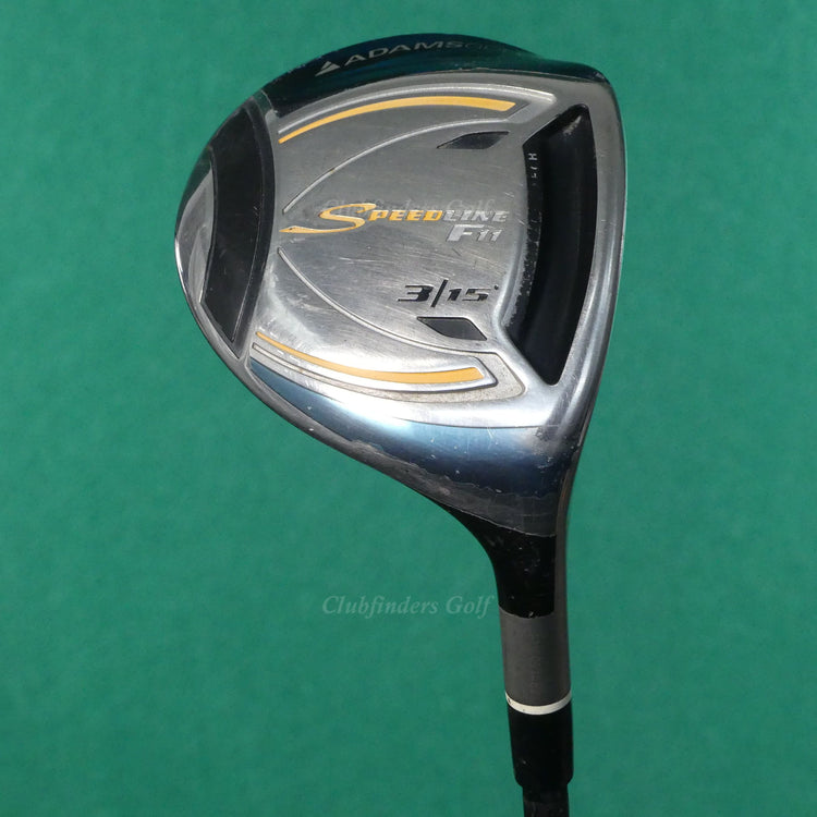 Adams Speedline F11 Fairway 15° 3 Wood Aldila VooDoo AVS5 Graphite Seniors
