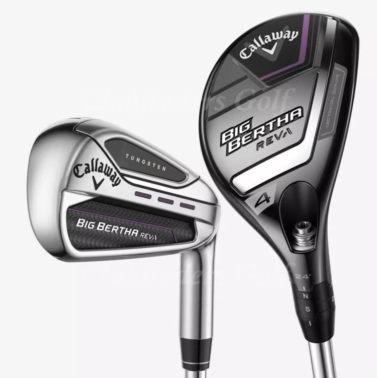 NEW Lady Callaway Big Bertha REVA 23 4H, 5-PW Iron Set RCH 45-W Ladies w/HC