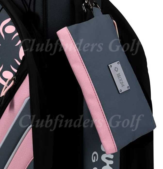 NEW Lady Cleveland Bloom 2023 Pink/Black 9 Piece Complete Set & Cart Bag w/HC