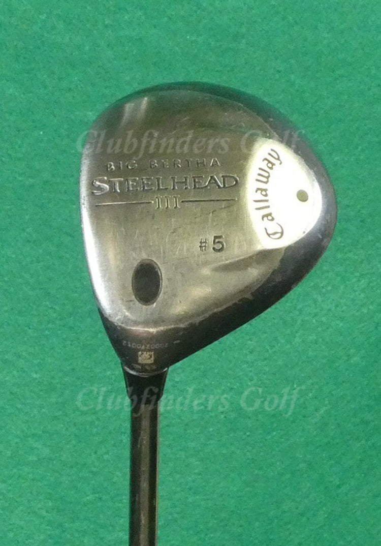 LH Callaway Big Bertha Steelhead III Fairway Wood 5 True Temper Steel Uniflex