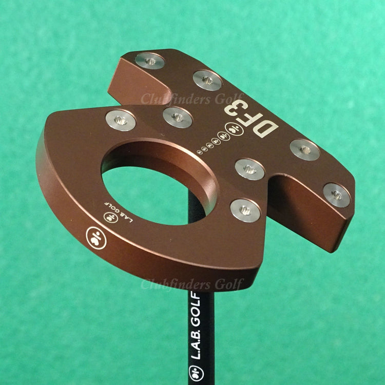 LAB Golf DF3 Custom Cappuccino 36.5" CS Putter ACCRA Black w/Super Stroke & HC