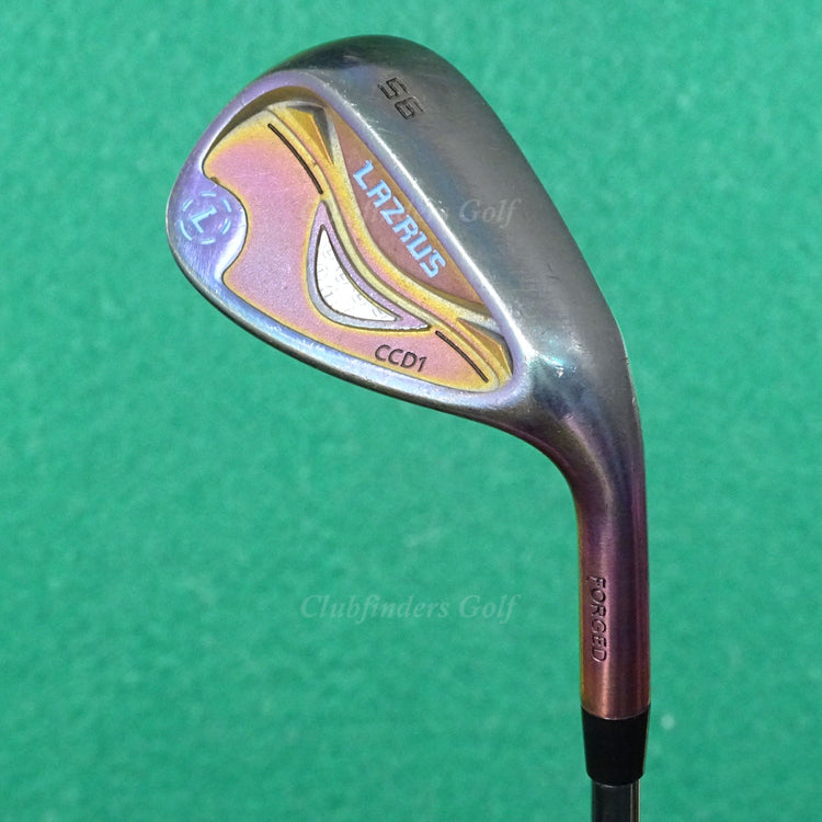 Lazarus Golf CCD1 Forged Rainbow 56° Sand Wedge Stepped Steel Wedge Flex