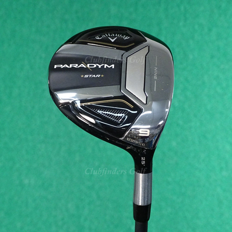 Callaway Paradym Star 25° Fairway 9 Wood Aldila Tour ATX55-A Graphite Seniors