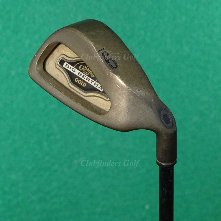 Callaway Big Bertha 1996 Gold Single 9 Iron Factory RCH 96 Graphite Regular