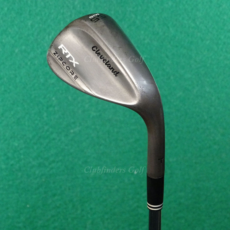 Cleveland RTX Zipcore Tour Raw "T" Stamp 56-MID-10 56° Sand Wedge DG Steel Stiff