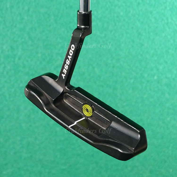 Odyssey Metal X Milled 1 Black 35" Plumbers-Neck Blade Putter Golf Club
