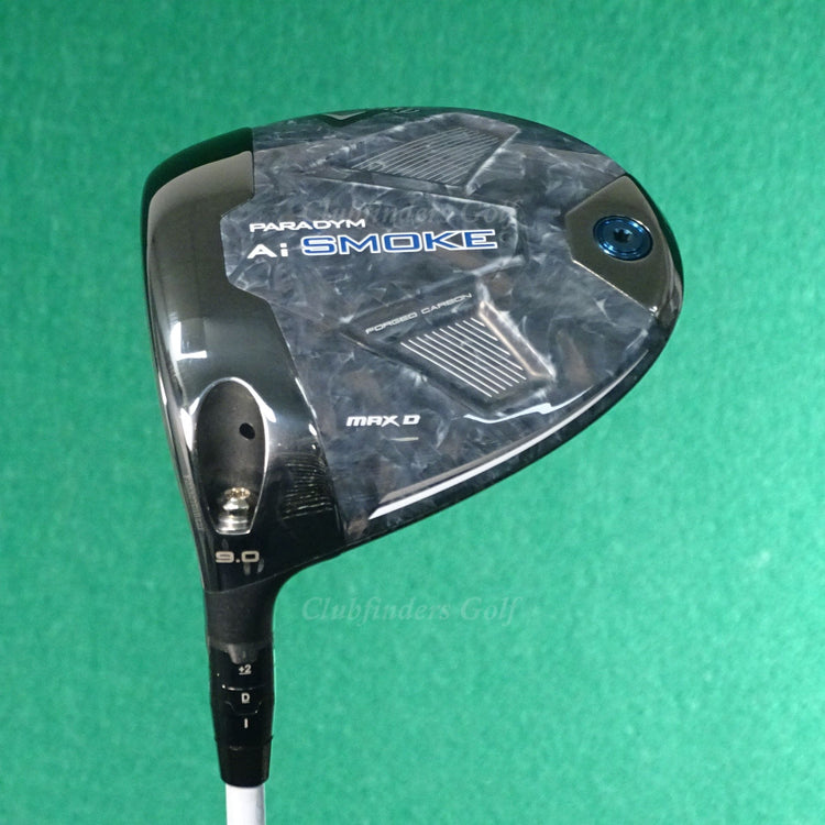 LH Callaway Paradym Ai Smoke Max-D 9.0° Driver Air Speeder 45 Graphite Stiff