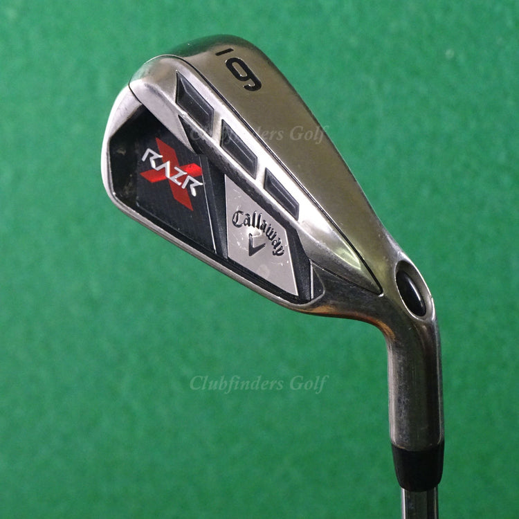 Callaway RAZR X Single 6 Iron KBS Tour Steel Regular