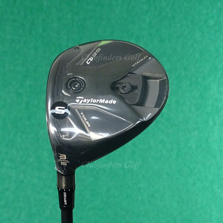 NEW LH TaylorMade '25 Qi35 Tour 15° Fairway 3 Wood Kai'li DarkWaves Stiff w/ HC
