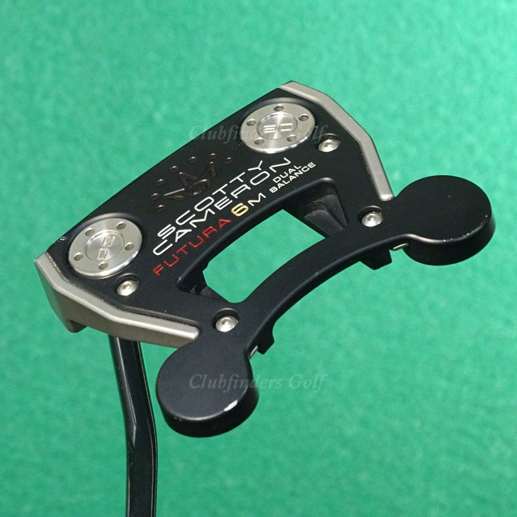 LH Scotty Cameron Futura 6M Dual Balance 38" Single-Bend Mallet Putter w/ HC