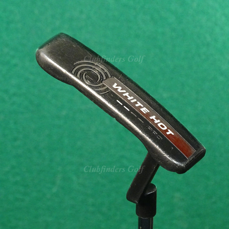 Odyssey White Hot Pro #1 Black 35" Plumbers-Neck Blade Putter Golf Club