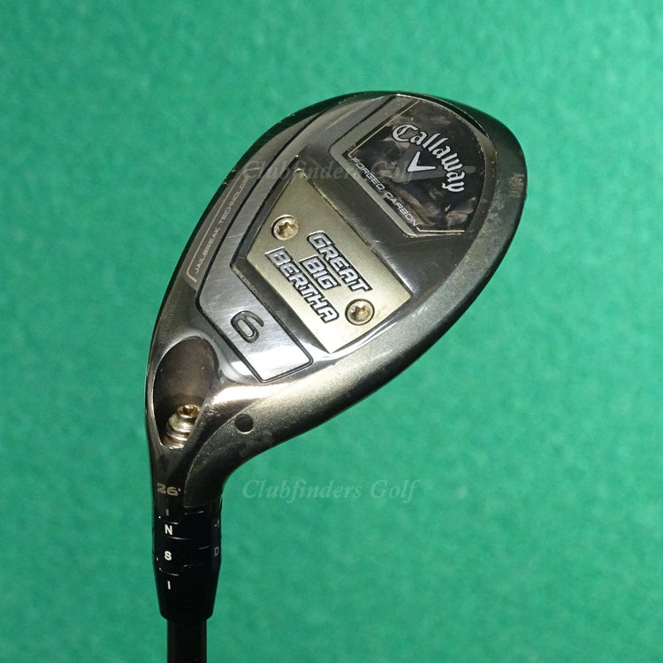 LH Callaway 2023 Great Big Bertha 26° 6 Hybrid HZRDUS Smoke RDX 5.5 Regular