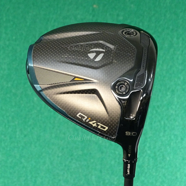 TaylorMade Qi4D 9° Driver TaylorMade Mitsubishi REAX 50-S Graphite Stiff w/HC