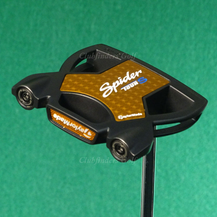 TaylorMade Spider Tour S S7-B CS Black 48" Mallet Putter W/ Super Stroke & HC