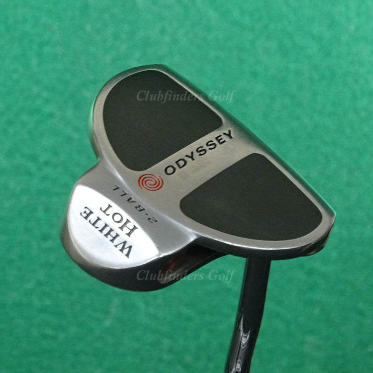 RARE Odyssey White Hot 2-Ball Double-Bend TOUR FILL 34" Mallet Putter