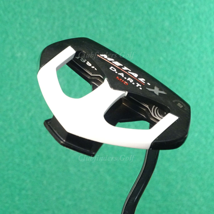 Odyssey Metal-X DART MID 40" Double-Bend Mallet Belly Putter Golf Club