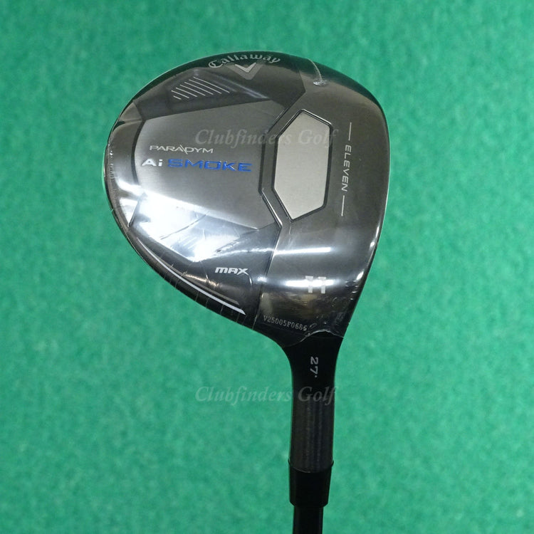 NEW! Callaway Paradym Ai Smoke Max 27° Fairway 11 Wood Tensei AV65 Regular w/HC