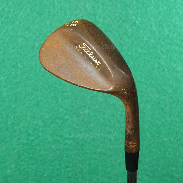 Titleist Vokey TVD Black Oxide C-C 58° LW Lob Wedge KBS Hi-REV 2.0 Steel Regular