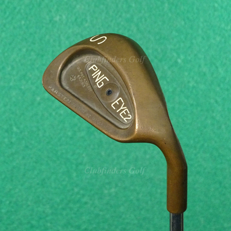 Ping Eye 2 Plus BeCu Copper Black Dot SW Sand Wedge Microtaper Steel Stiff