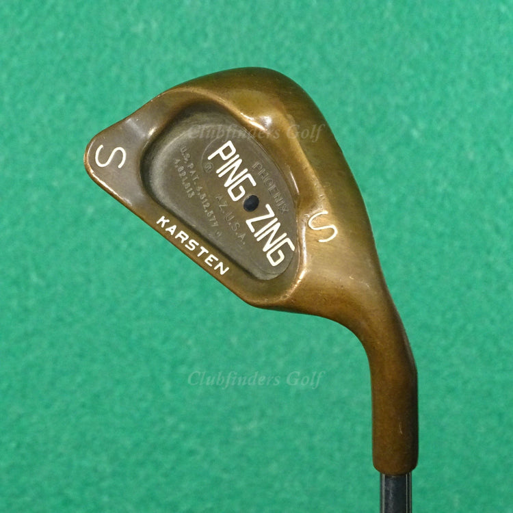 Ping Zing BeCu Copper Black Dot SW Sand Wedge Karsten JZ Steel Regular *READ*