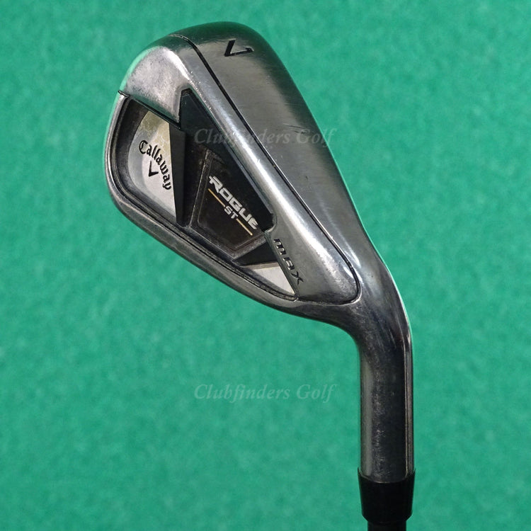 Callaway Rogue ST MAX Single 7 Iron Project X Cypher Fifty 5.0 Graphite Seniors