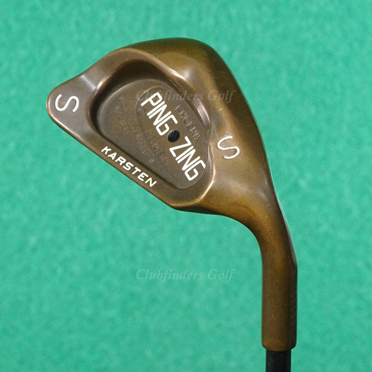Ping Zing BeCu Copper Black Dot SW Sand Wedge Karsten 301 Graphite Extra Stiff