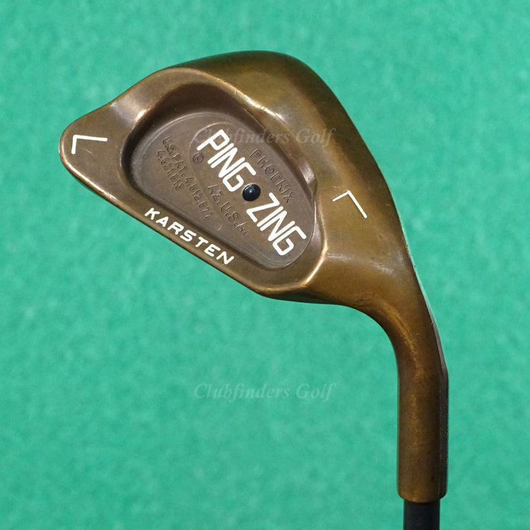 Ping Zing BeCu Copper Black Dot LW Lob Wedge Aldila Karsten 201 Graphite Stiff