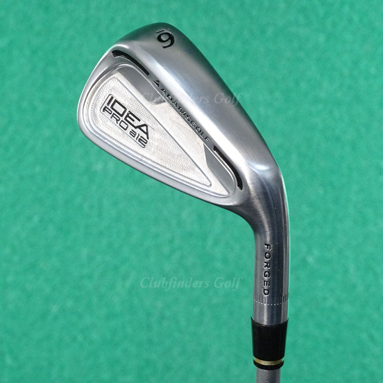 Adams Idea Pro a12 Forged Satin Single 6 Iron KBS Tour C-Taper Lite Steel Stiff