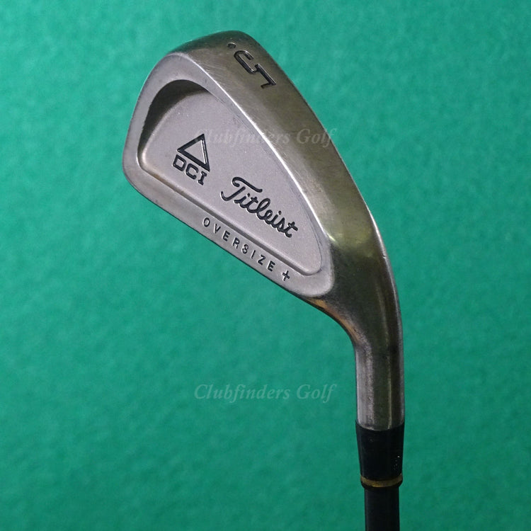 Titleist DCI Black Oversize+ Single 5 Iron Aldila TriSpec Graphite Firm