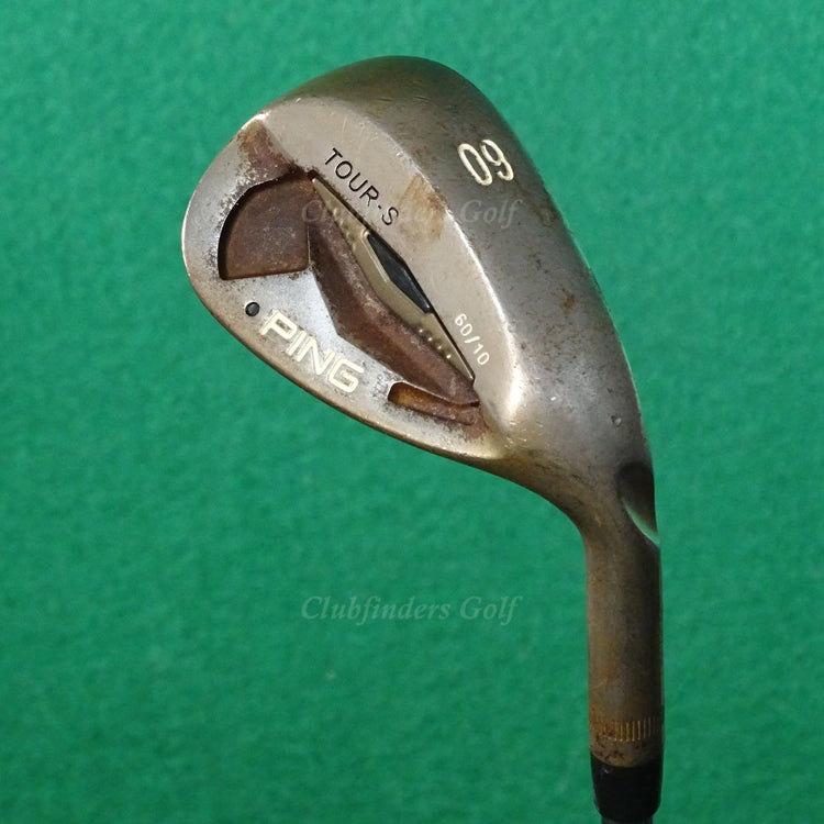 Ping Tour-S Rustique Black Dot 60-10 60° Lob Wedge Dynamic Gold Steel Stiff